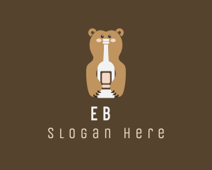 Liquor - Tall Bear Bottle logo design