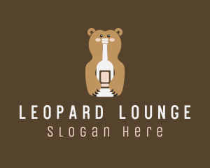 Tall Bear Bottle logo design