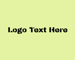 Tank - Army Military Text Font logo design