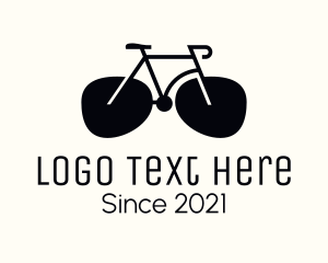 Cycling - Bicycle Sunglasses logo design