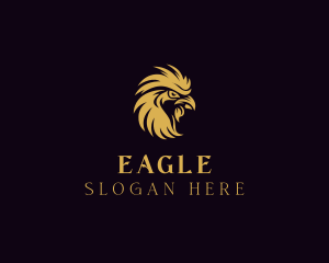 Golden Eagle Animal logo design