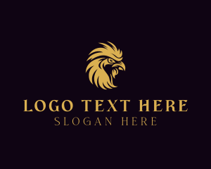 Wildlife - Golden Eagle Animal logo design