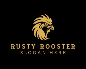 Rooster Chicken Animal logo design