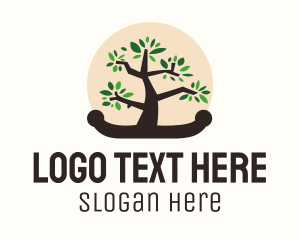 Sustainability - Bonsai Tree Garden logo design
