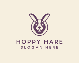 Wild Rabbit Animal  logo design