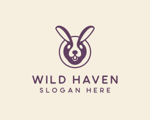 Wild Rabbit Animal  logo design