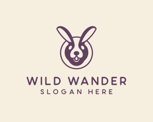 Wild Rabbit Animal  logo design