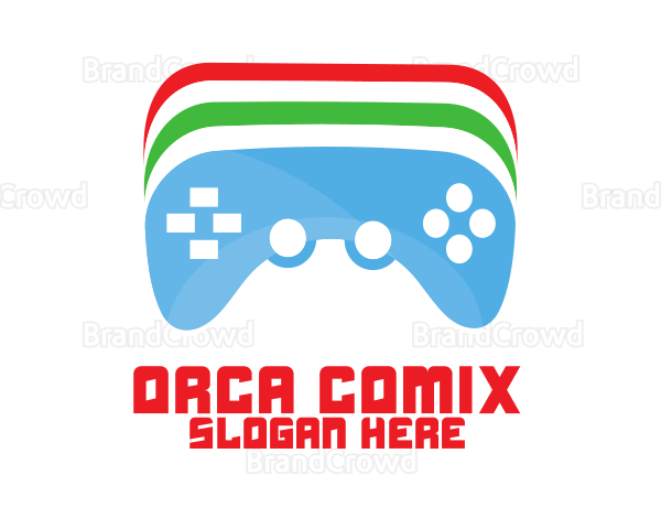 Colorful Game Controller Logo