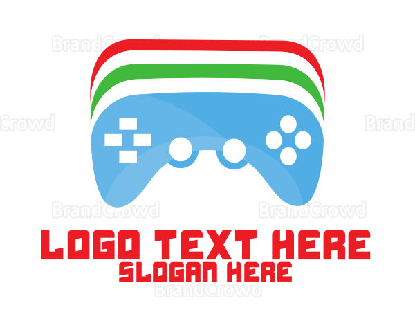 Colorful Game Controller Logo