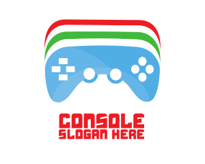 Colorful Game Controller logo design