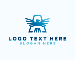 Eagle - Eagle Security Letter A logo design