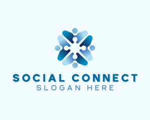 People - People Community Organization logo design