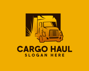 Auto Delivery Truck logo design