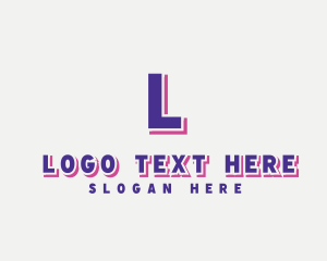 Vlogger - Cute Playful Pop Art logo design