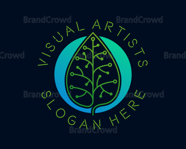 Organic Leaf Tech Logo