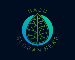 Environment - Organic Leaf Tech logo design