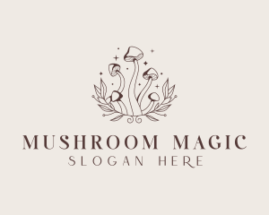 Mushroom - Nature Whimsical Mushroom logo design