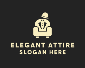 Formalwear - Tailor Gentleman Couch logo design