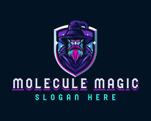 Magical Gaming Wizard logo design