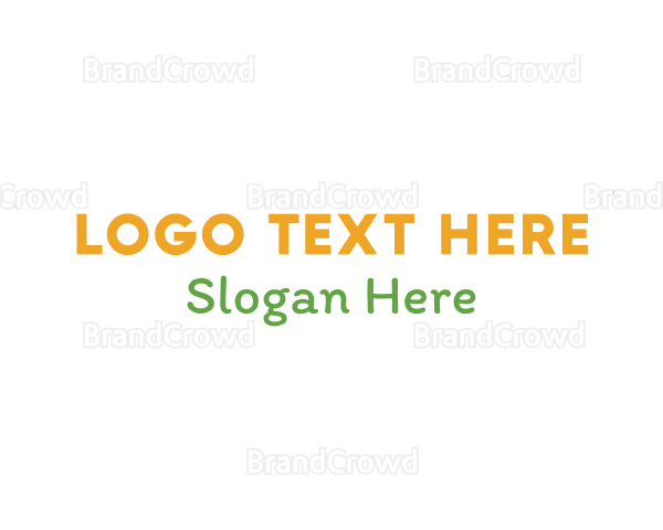 Modern Cute Wordmark Logo