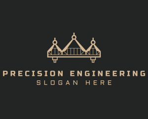 Engineering - Engineer Compass Bridge logo design