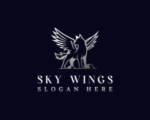 Wing Wolf Firm logo design