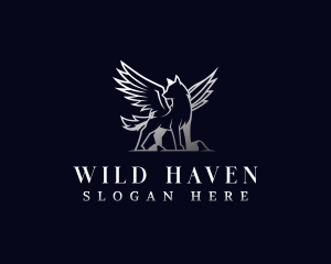 Wing Wolf Firm logo design