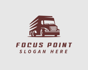 Truck Driver Transport Logo