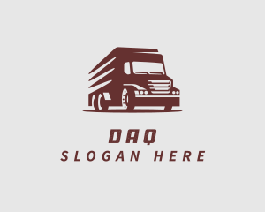 Truck Driver Transport Logo