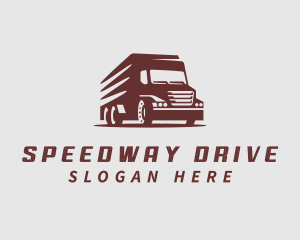 Driver - Truck Driver Transport logo design