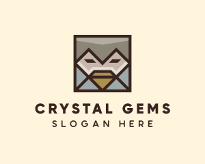 Geometric Human Face logo design