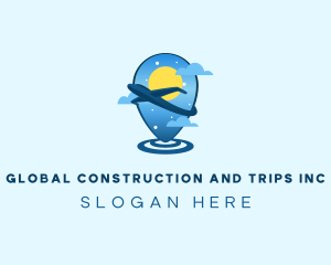 Travel - Aviation Airline Location logo design