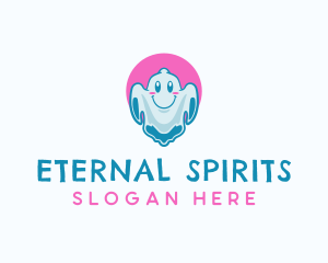  Spooky Ghost Spirit logo design