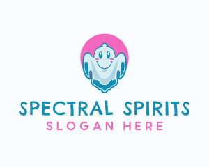  Spooky Ghost Spirit logo design