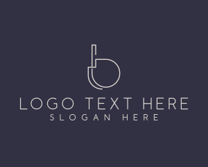 Letter B - Modern Minimalist Letter B logo design