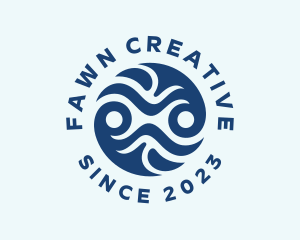 Creative Wave Technology logo design