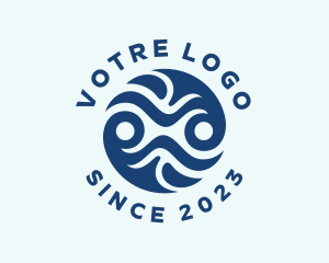 Creative Wave Technology logo design