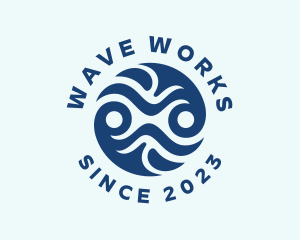 Creative Wave Technology logo design