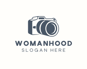 Photographer - Camera Portrait Lens logo design