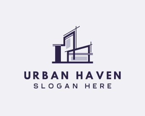 Urban Home Architecture logo design