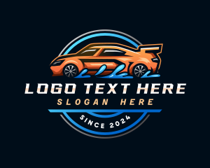 Garage - Vehicle Car Cleaning logo design