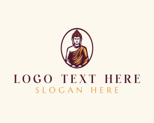 Healing - Buddha Healing Wellness logo design