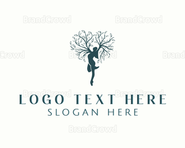 Organic Woman Tree Logo