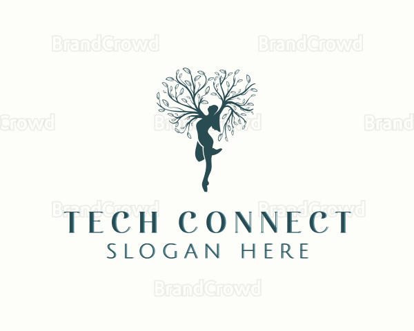 Organic Woman Tree Logo