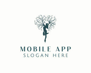 Organic Woman Tree Logo