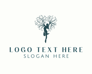 Organic Woman Tree Logo