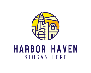 Harbor - Urban Lighthouse City logo design