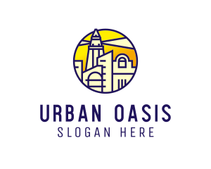 City - Urban Lighthouse City logo design