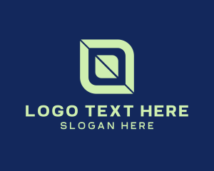 Jagged - Digital Leaf Software logo design