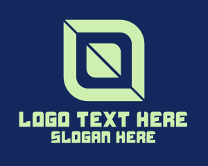 Shape - Green Digital Shape logo design
